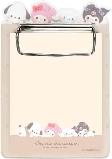 T's Factory Sanrio Acrylic Binder Memo - Mocha Tone