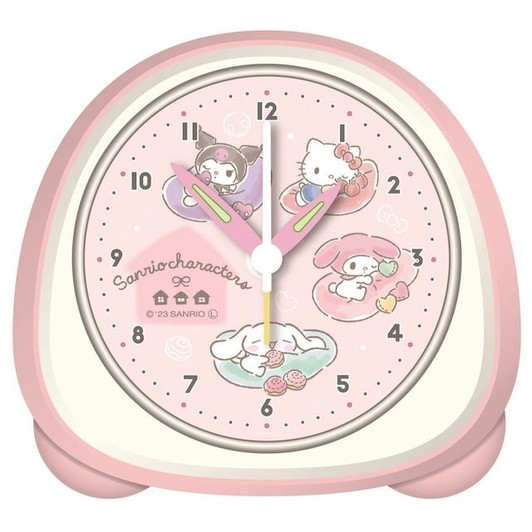 T's Factory Sanrio Alarm Clock with Light Sanrio Characters