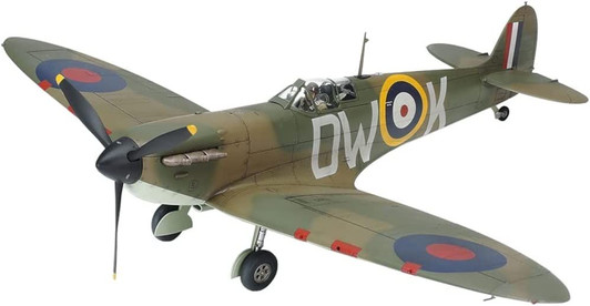Tamiya 1/48 Supermarine Spitfire Mk.I w/Light Utility Car 10HP Plastic Model