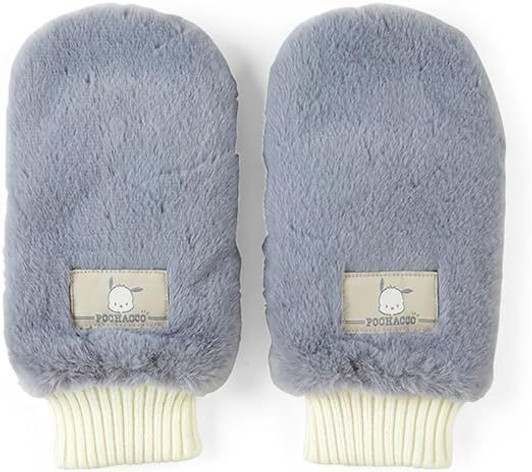 Sanrio 2-Way Faux Fur Mittens - Pochacco