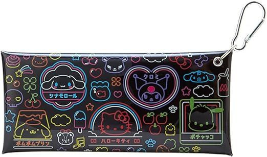 Sanrio Clear Pouch Sanrio Characters (Sanrio Vivid Neon)