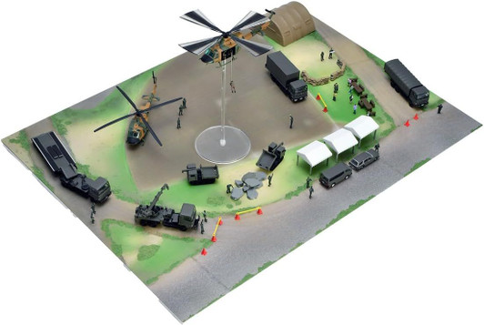 Tomytec Hundred Views of the Working Vehicle Series 003R Self-Defense Forces Disaster Prevention Training Site Returns 1 Carton (8 pcs.) (N scale)