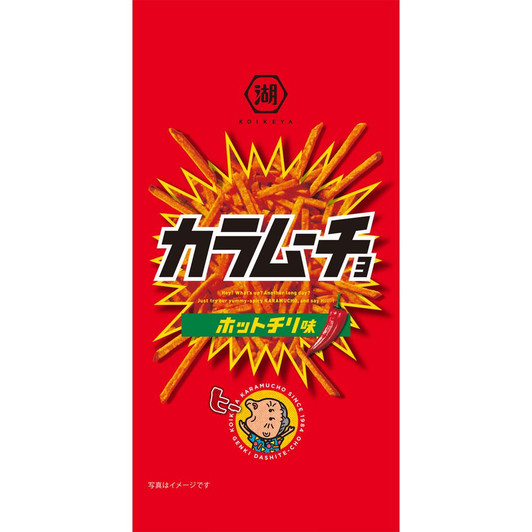 Koikeya Slim Bag Stick Caramucho Hot Chili Flavor 34g