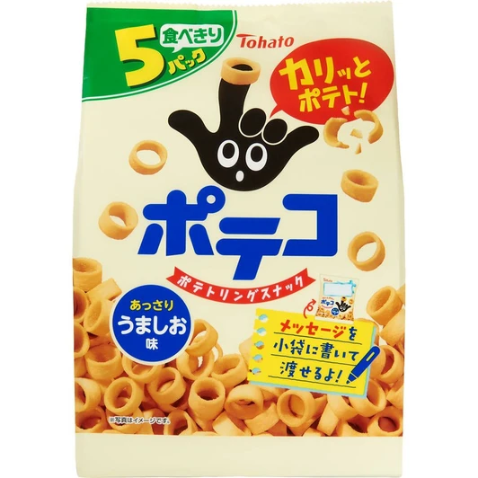 Tohato Poteco Umashiomi 110g (22gÁEE5 bags)