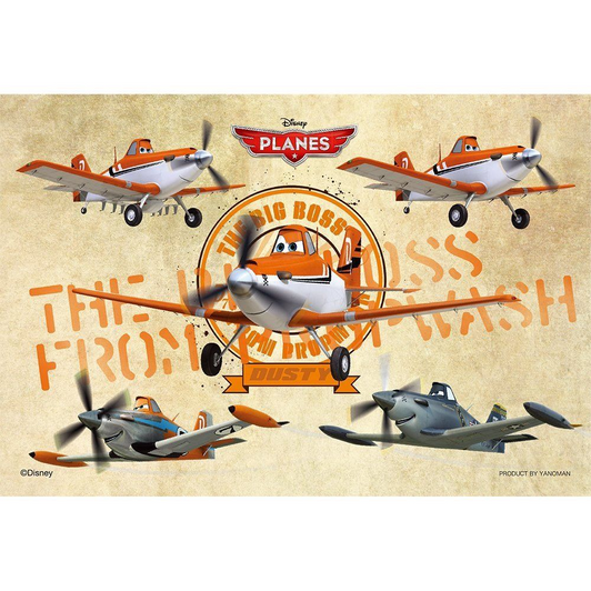 Yanoman Jigsaw Puzzle 99-345 Disney Planes Dusty Tune-Up (99 Small Pieces)
