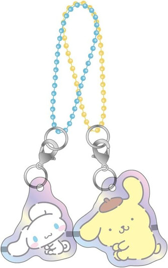 T's Factory Sanrio Aurora Pair Acrylic Keychain Cinnamoroll / Pom Pom Purin