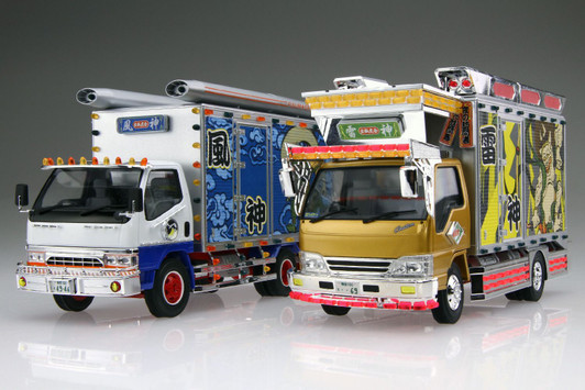 Aoshima Decoration Truck 1/32 Fuujin & Raijin Plastic Model