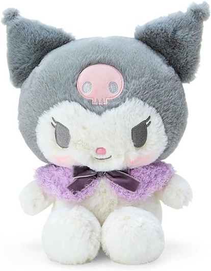 Sanrio Plush Doll with Ribbon Muffler Kuromi