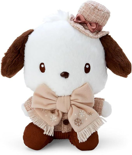 Sanrio Plush Doll - Pochacco (Winter Outfits)
