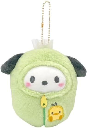 Nakajima Plush Mascot Holder - Sanrio Pochacco (Sleeping Bag Series)