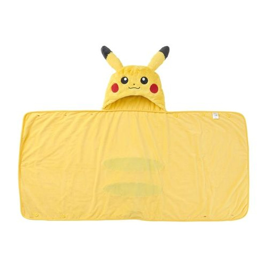 Pokemon Center Original Fluffy Blanket Cape Pikachu