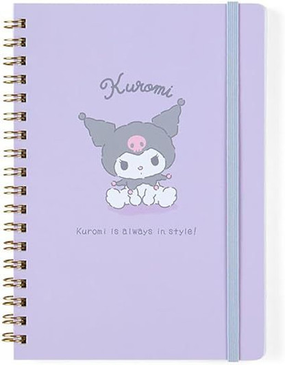 Sanrio B6 Size Ring Notebook Kuromi (Plushie)