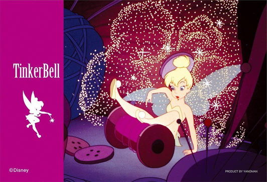 Yanoman Prism Art Jigsaw Petit Puzzle 97-60 Disney Tinker Bell (70 Pieces)