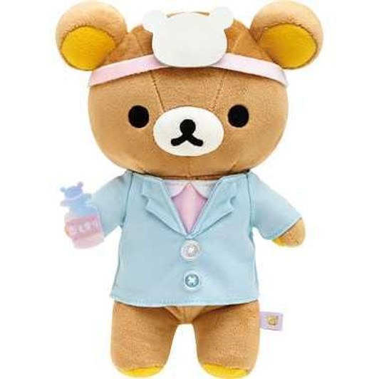 San-x Rilakkuma Collectible Plush Doll - Doctor Rilakkuma