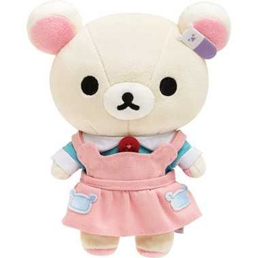 San-x Rilakkuma Collectible Plush Doll - Nurse Korilakkuma