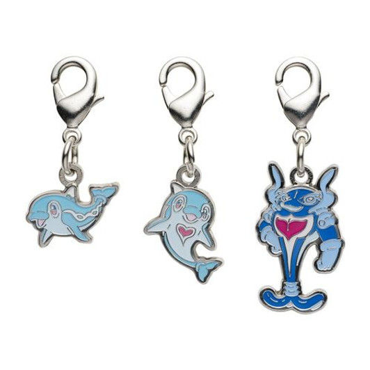 Pokemon Center Original Nationwide Pokedex Metal Charm Set / Finizen Palafin (963, 964)