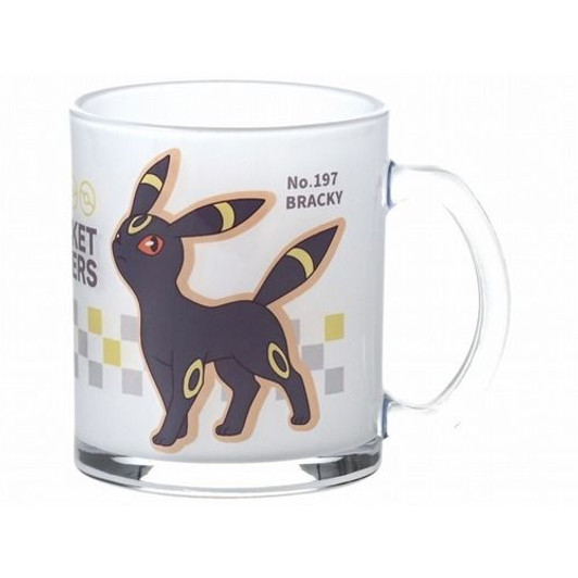 Pokemon Center Original Patterned Glass Mug Umbreon