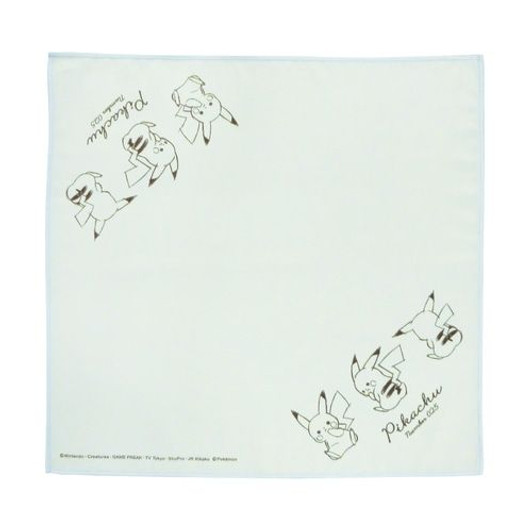 Pokemon Center Original Antibacterial Lunch Cloth Pikachu 025 - Mint