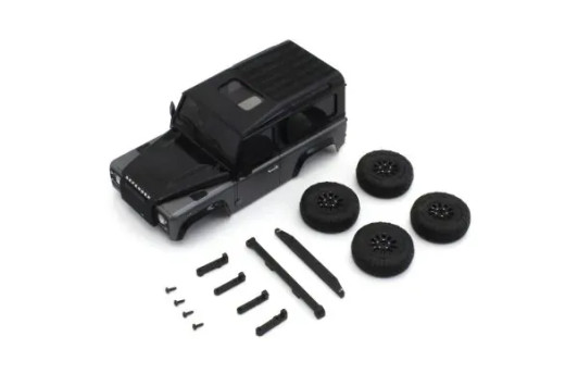 Kyosho MXBT06GM MX-01 Land Rover Defender 90 Autobiography Corris Gray / Santorini Black