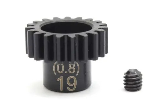 Kyosho PNGS0819 Steel Pinion Gear (19T/0.8M/ Diameter 5.0)