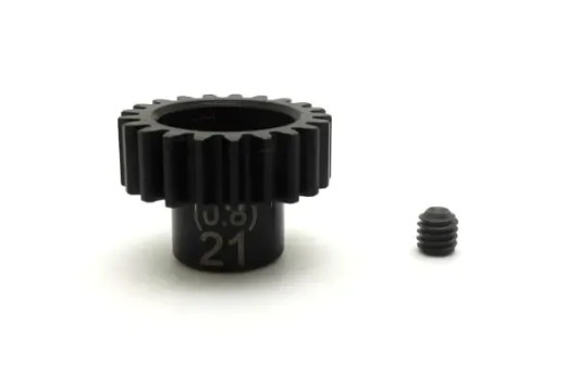 Kyosho PNGS0821 Steel Pinion Gear (21T/0.8M/ Diameter 5.0)