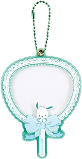 Sanrio Clear Fan Keychain Pochacco
