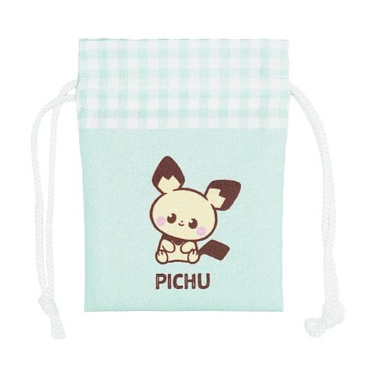 Pokemon Center Original PokePeace Mini Drawstring Pouch - Pichu