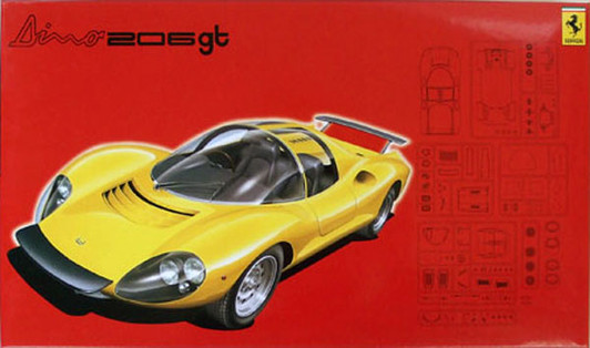 Fujimi RS-76 Ferrari Dino 206gt 1/24 Scale Kit
