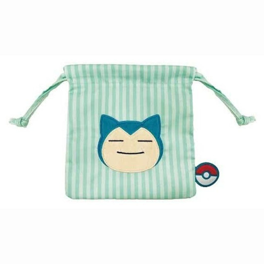 SK JAPAN Pokemon Drawstring Pouch Snorlax