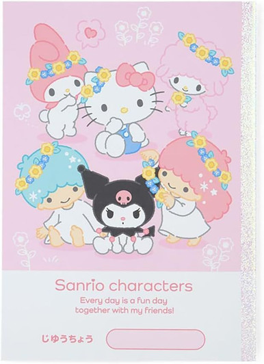 Sanrio Notebook Sanrio Friends Pink