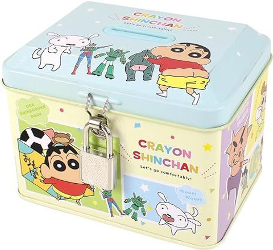 T's Factory Crayon Shin-chan Can Bank with Lock