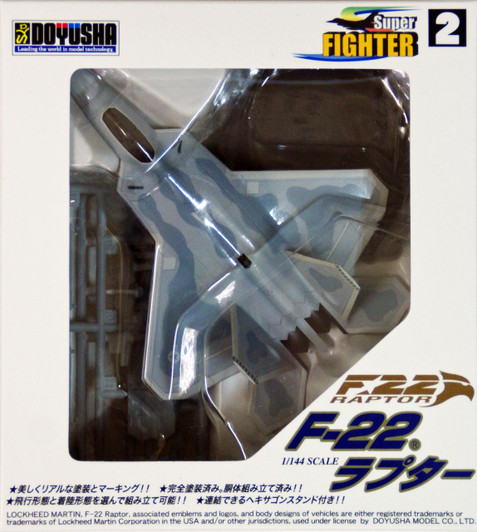 Doyusha 402023 Super Fighter F-22 Raptor 1/144 Finished Model