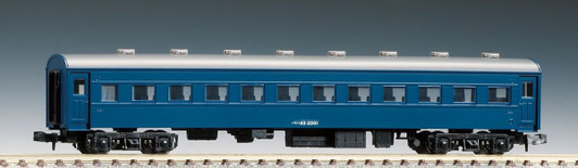 Tomix 8547 JNR Passenger Car SUHA Type 43 (Blue) (N scale)