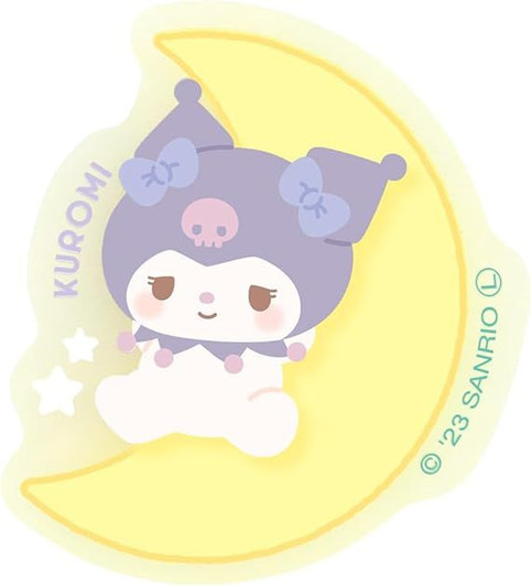 T's Factory Sanrio Luminescent Acrylic Sticker / Kuromi