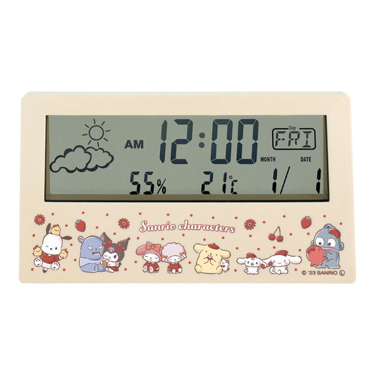 T's Factory Sanrio Multi-Function Digital Clock / Friends and Memories