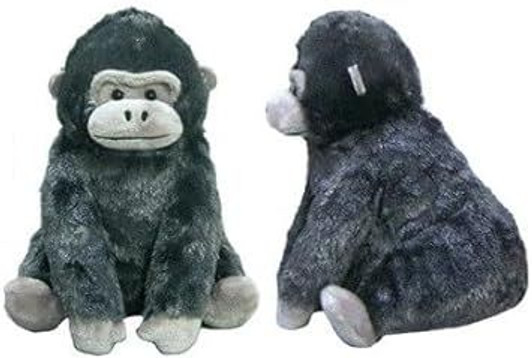 Amuse Relaxed Gorilla Plush Doll (Black)