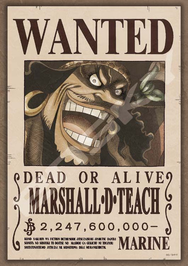 Ensky Jigsaw Puzzle One Piece Marshall D. Teach Bounty of 2,247.6 Million Berries (208 Pieces)