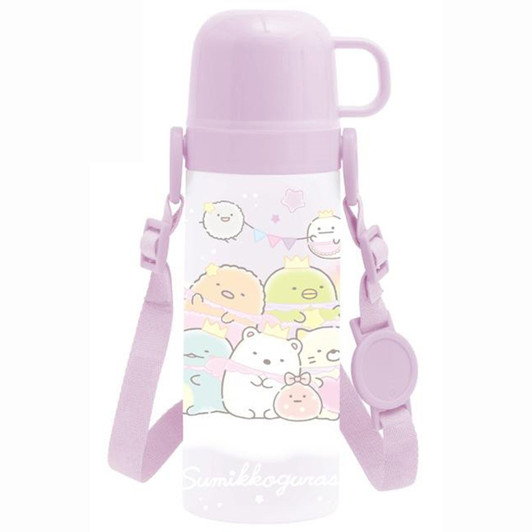 San-x Sumikko Gurashi One Touch Bottle and Strap 430ml