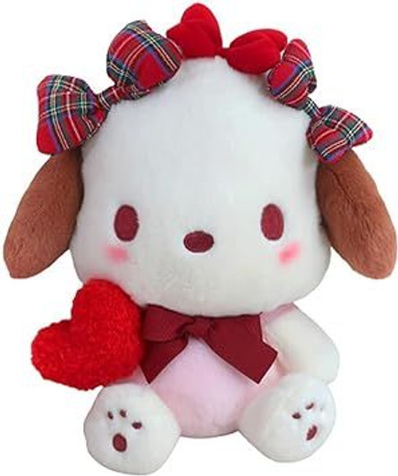 Nakajima Sanrio Plush S Pochacco (Ribbon Love)