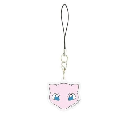 Pokemon Center Original Acrylic Strap Mew Face