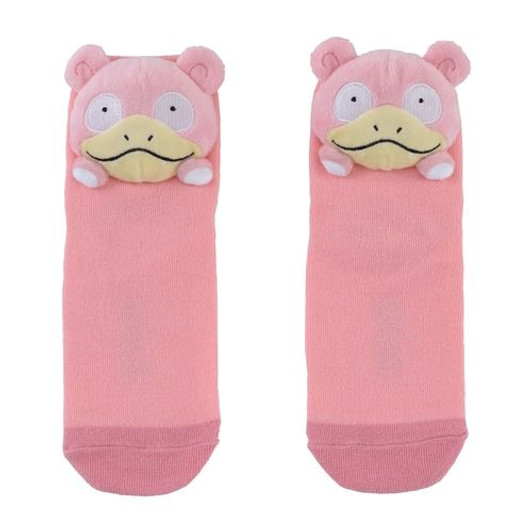Pokemon Center Original Middle Socks with Mascot Slowpoke (23-25cm)