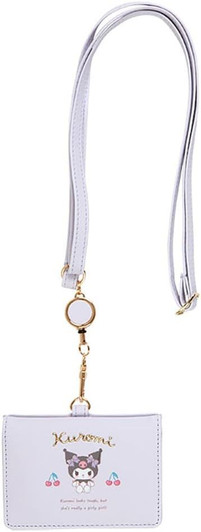 Sanrio Card Case with Reel Kuromi