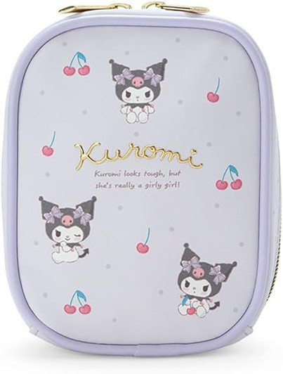 Sanrio Standing Pouch Kuromi - 'Kuromi looks tough, but...'