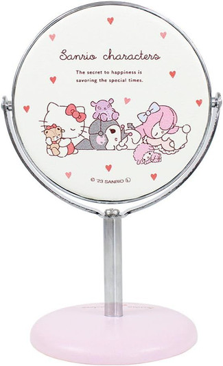 T's Factory Sanrio Stand Round Mini Mirror Girls Time