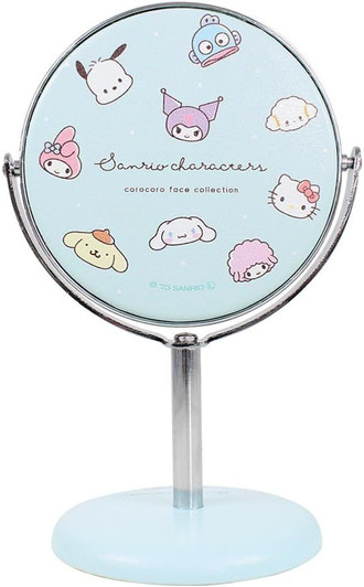 T's Factory Sanrio Stand Round Mini Mirror Faces