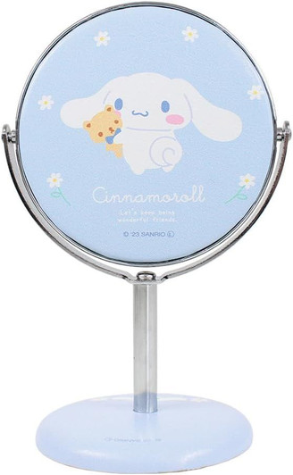 T's Factory Sanrio Stand Round Mini Mirror Cinnamoroll