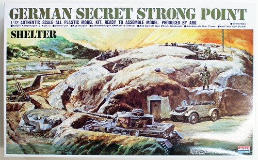 Arii 444818 German Secret Strong Point (Shelter) 1/72 Scale Kit (Microace)