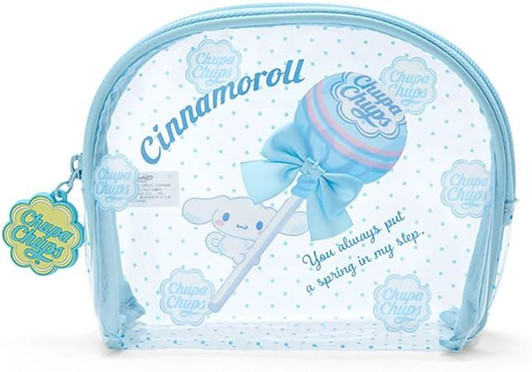 Sanrio Clear Pouch Cinnamoroll (Chupa Chups Collaboration)