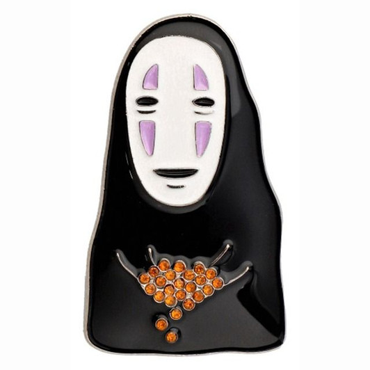 Studio Ghibli Spirited Away Metal Brooch No-Face