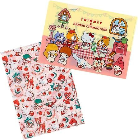Sanrio Clear File (SWIMMER x SANRIO CHARACTERS)